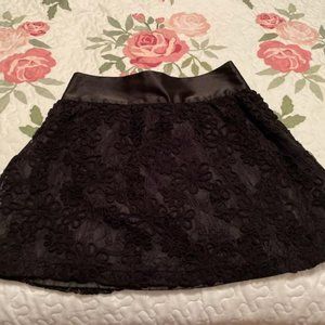Black Lace Skirt